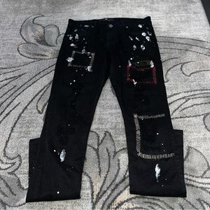 Focus Jeans Wear Mens Distressed Jeans Size 32
